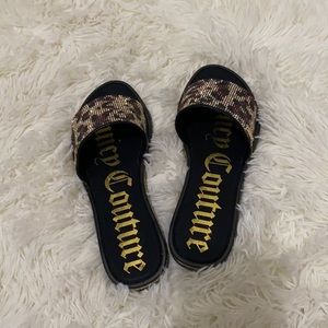 Juicy Couture Leopard Slides
